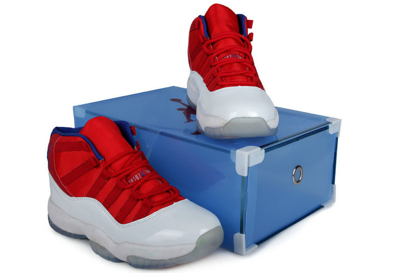 Air Jordan 11 Mens Shoes A White/Red Online